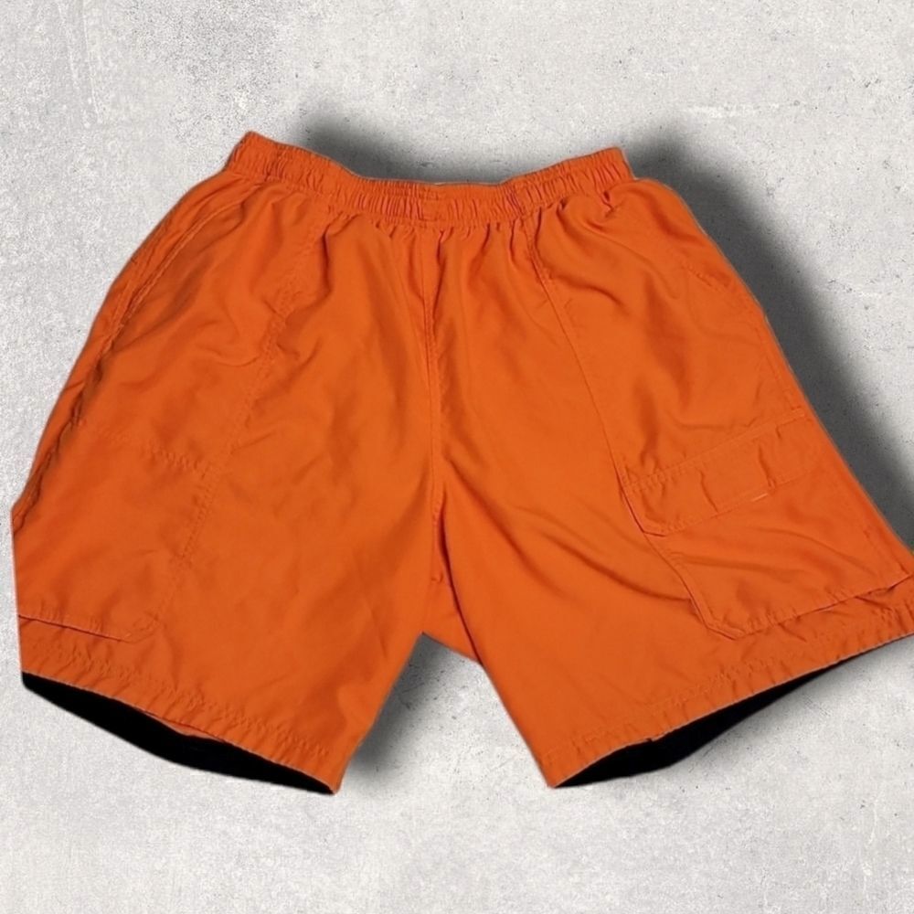 𝅺SPEEDO ORANGE SWIM TRUNKS 
